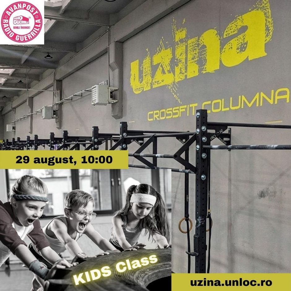 Antrenamente de CrosFit pentru copii la Uzina CrossFit Columna