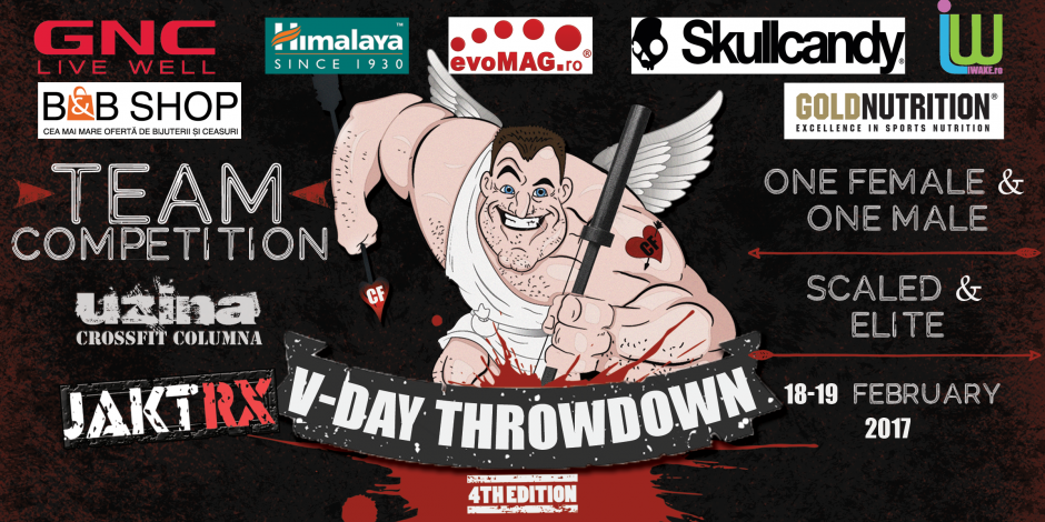 Concurs de CrossFit in Echipa la Uzina: V-Day Throwdown 2017 - editia a 4a