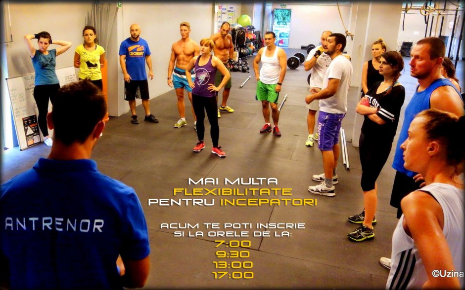 Mai multa flexibilitate pentru incepatorii de CrossFit!