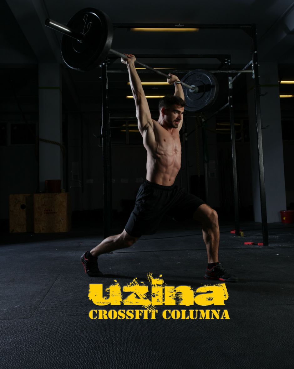 Clean and jerk by Ionut Trandafir - antrenor de CrossFit la Uzina