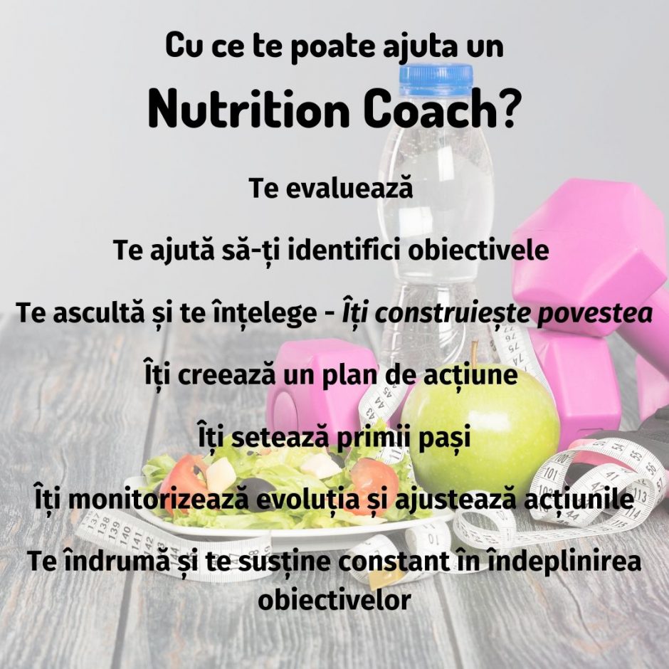 Cu ce te poate ajuta un Nutrition Coach